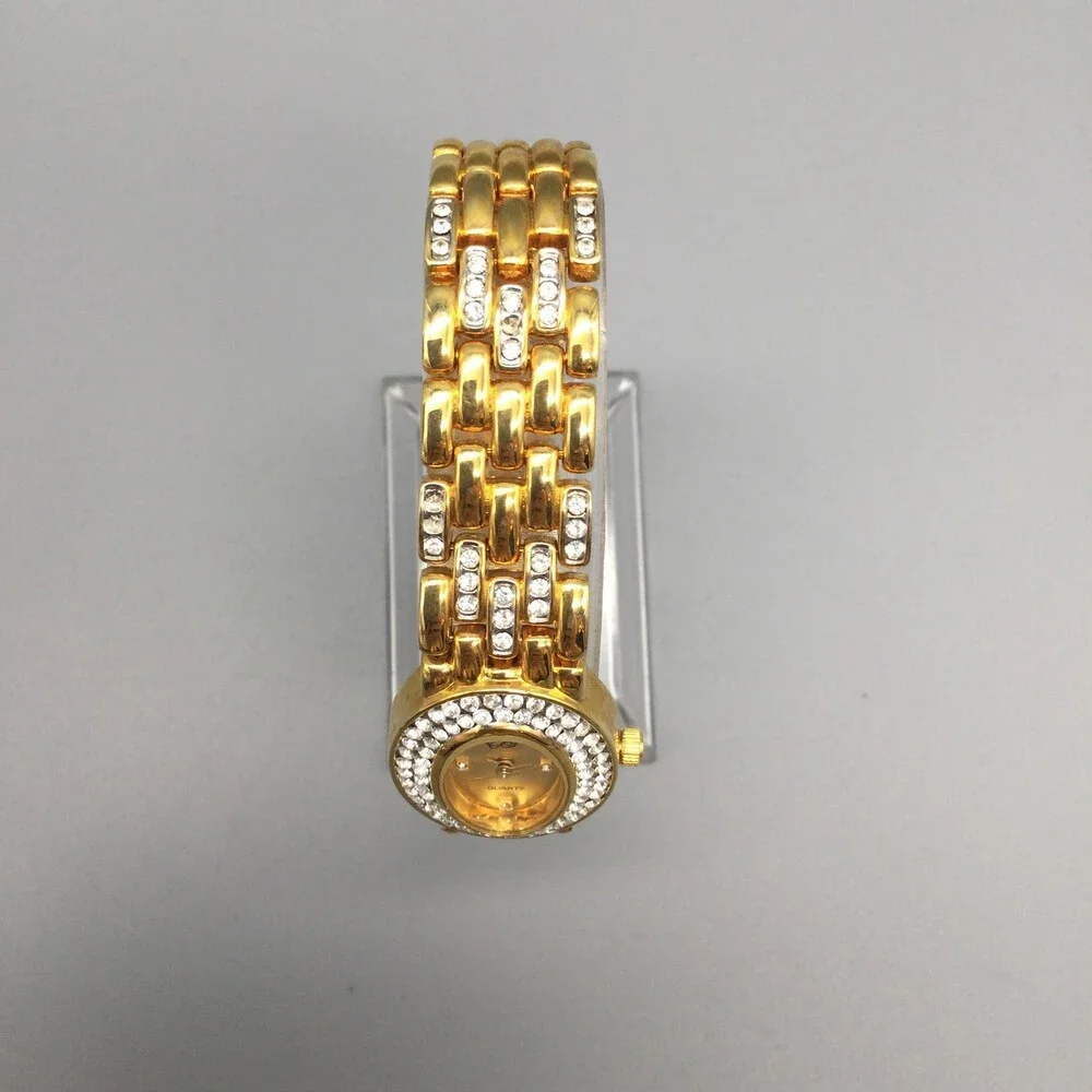 Vintage Elizabeth Taylor Womens Watch 21mm Gold Tone Oval New Battery 7.25